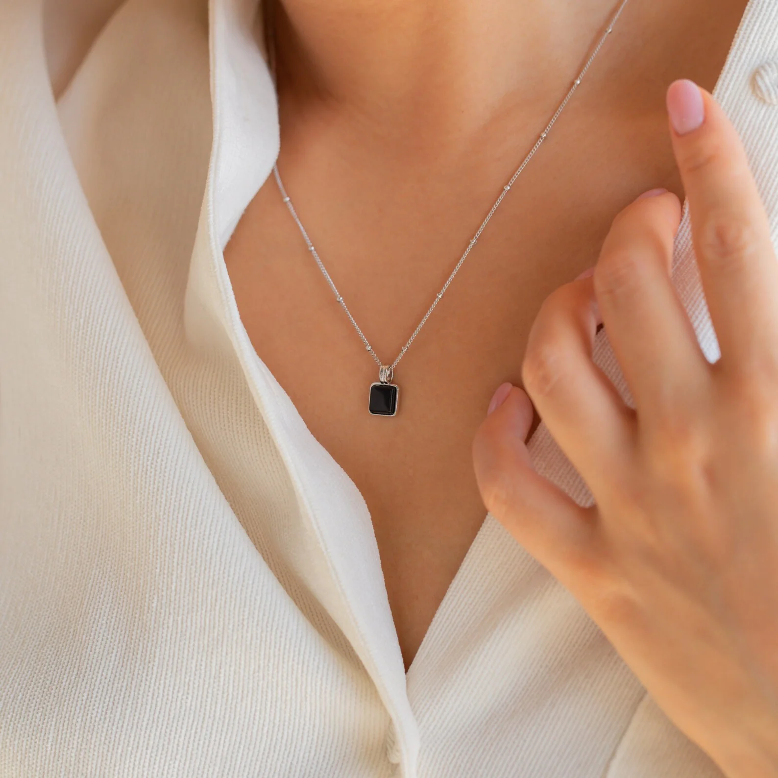 Waverly Black Necklace - Image 8