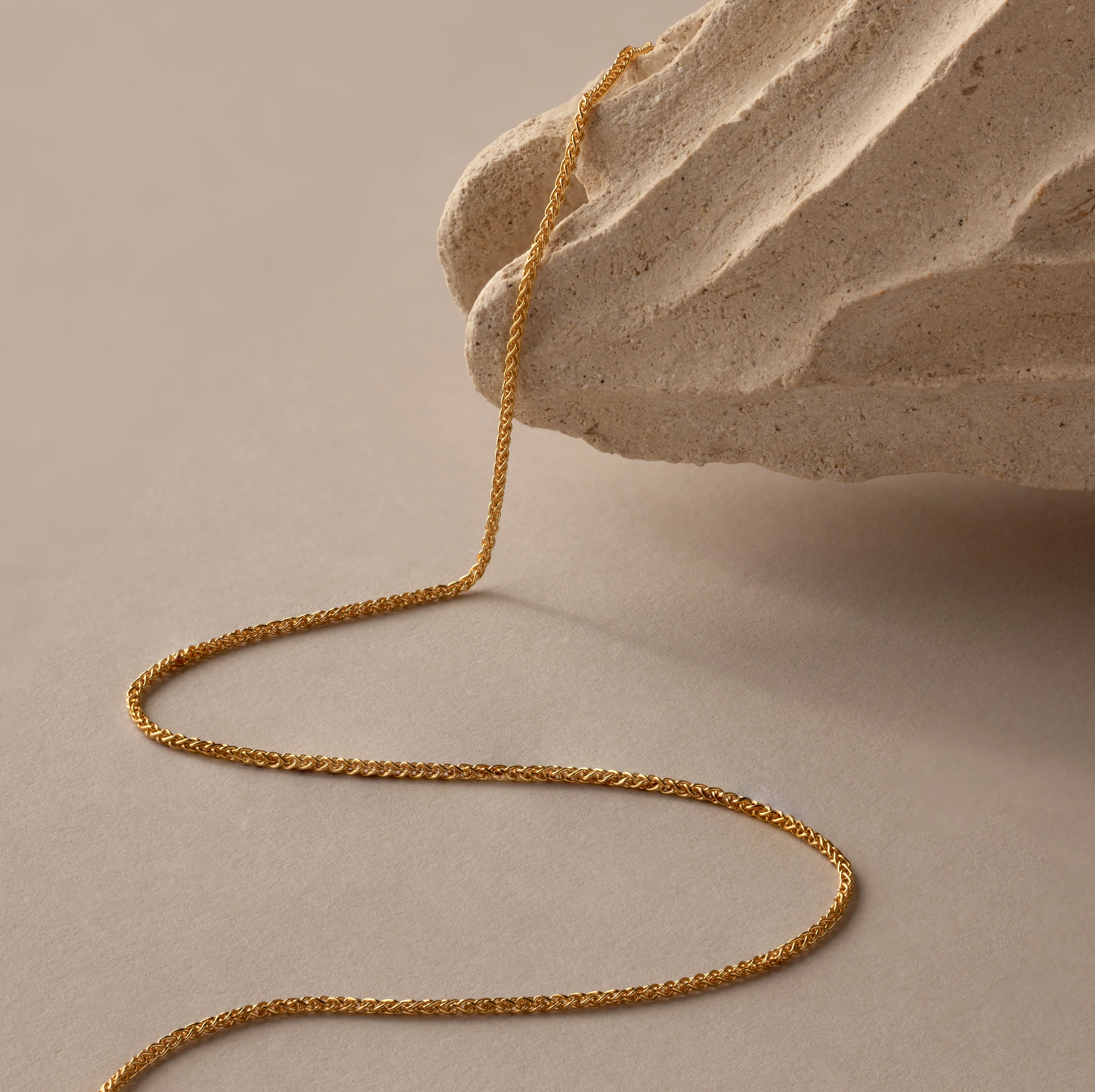 Woven Chain Necklace in 18K Gold - Image 5