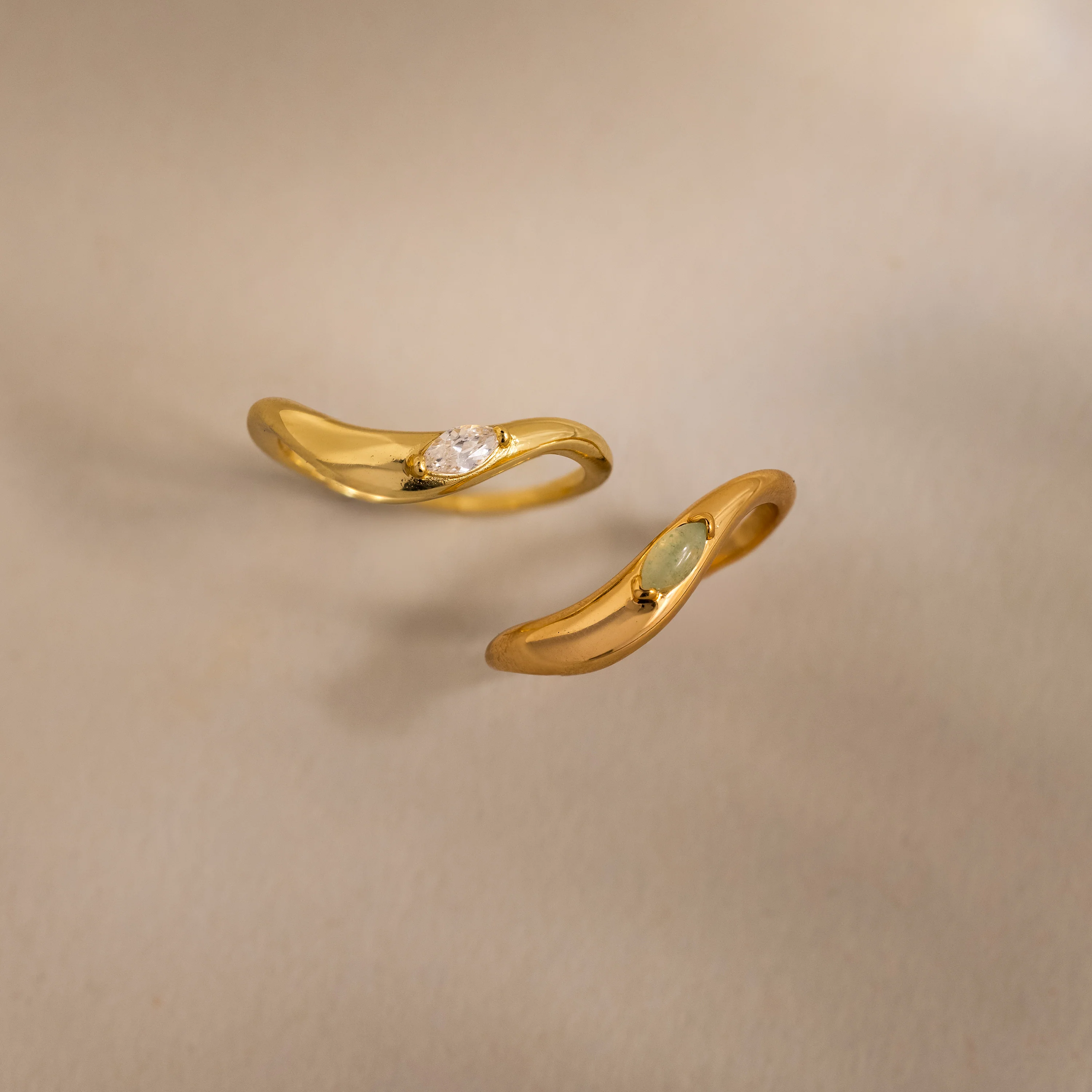 Zen Jade Curve Ring - Image 5