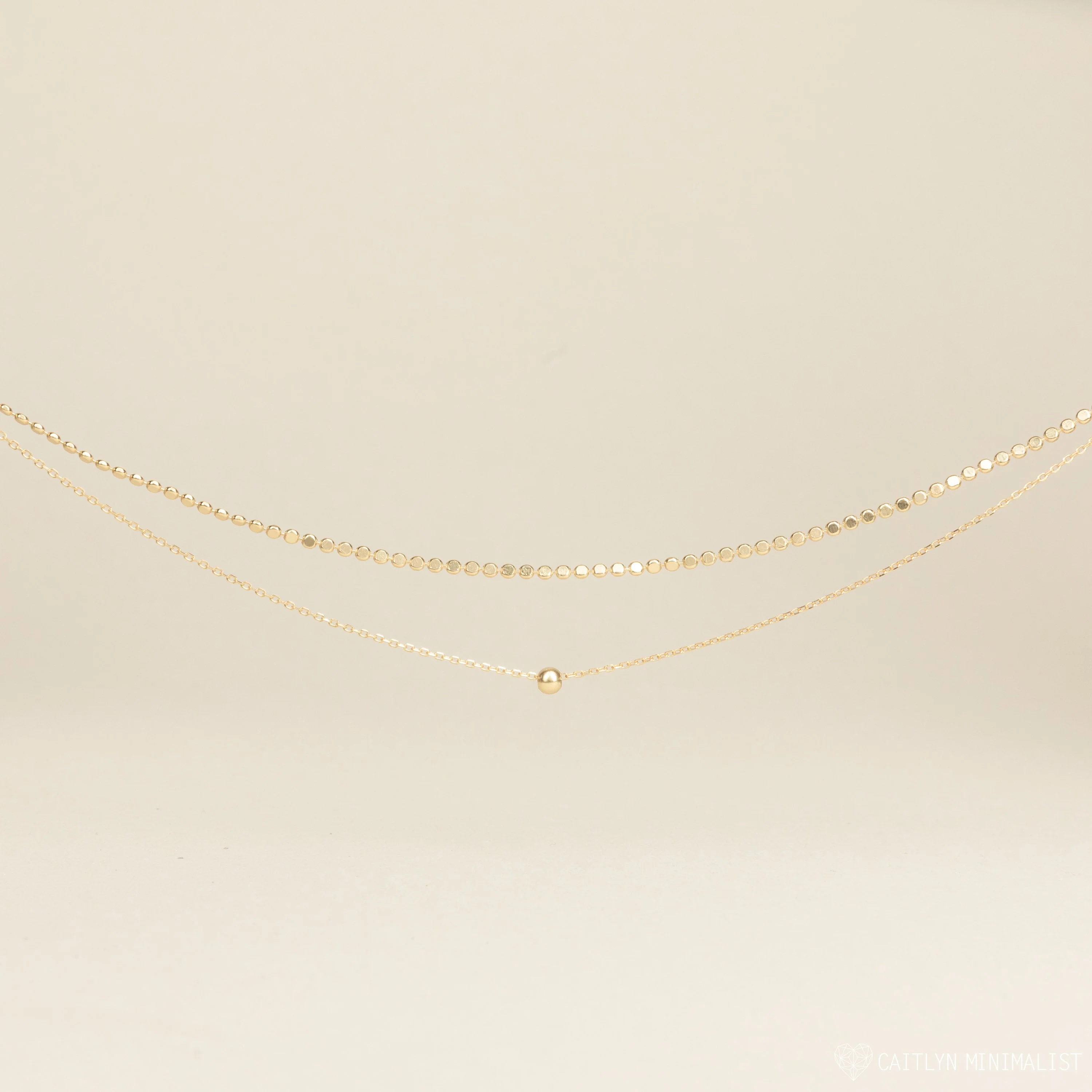 Zina Necklace in 18K Gold - Image 4