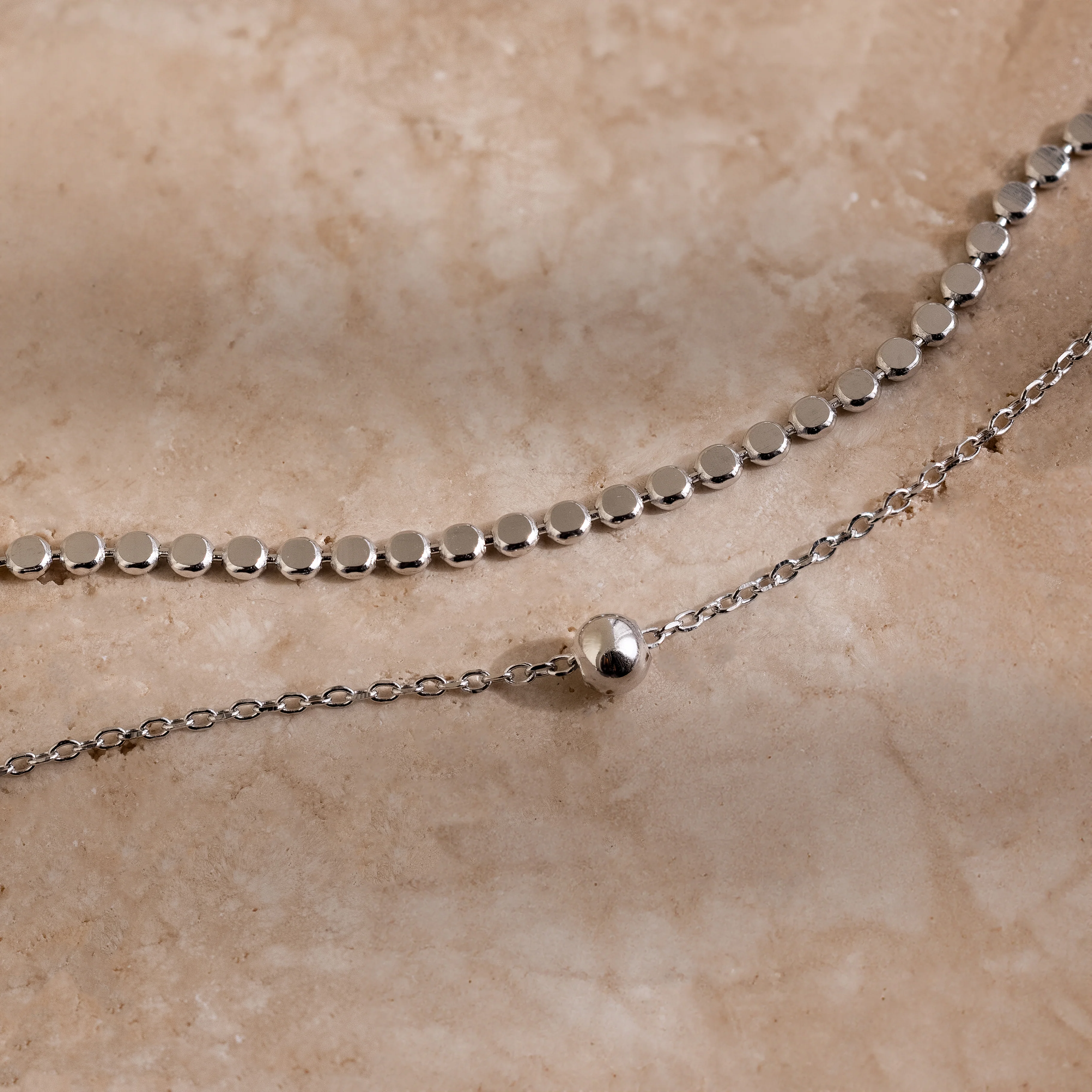 Zina Necklace in Silver - Image 3