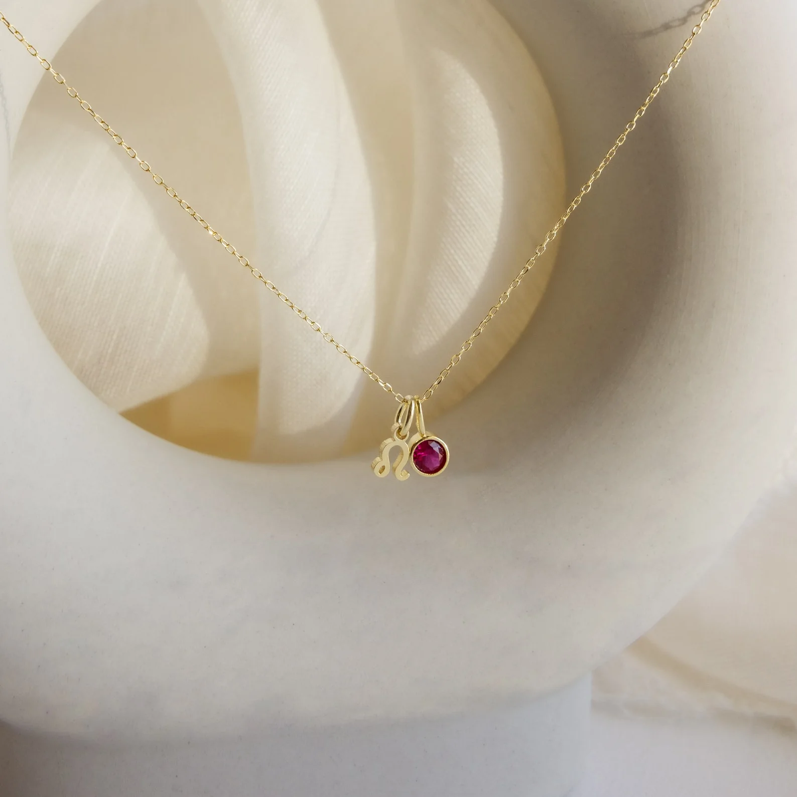 Zodiac Birthstone Necklace - Image 8
