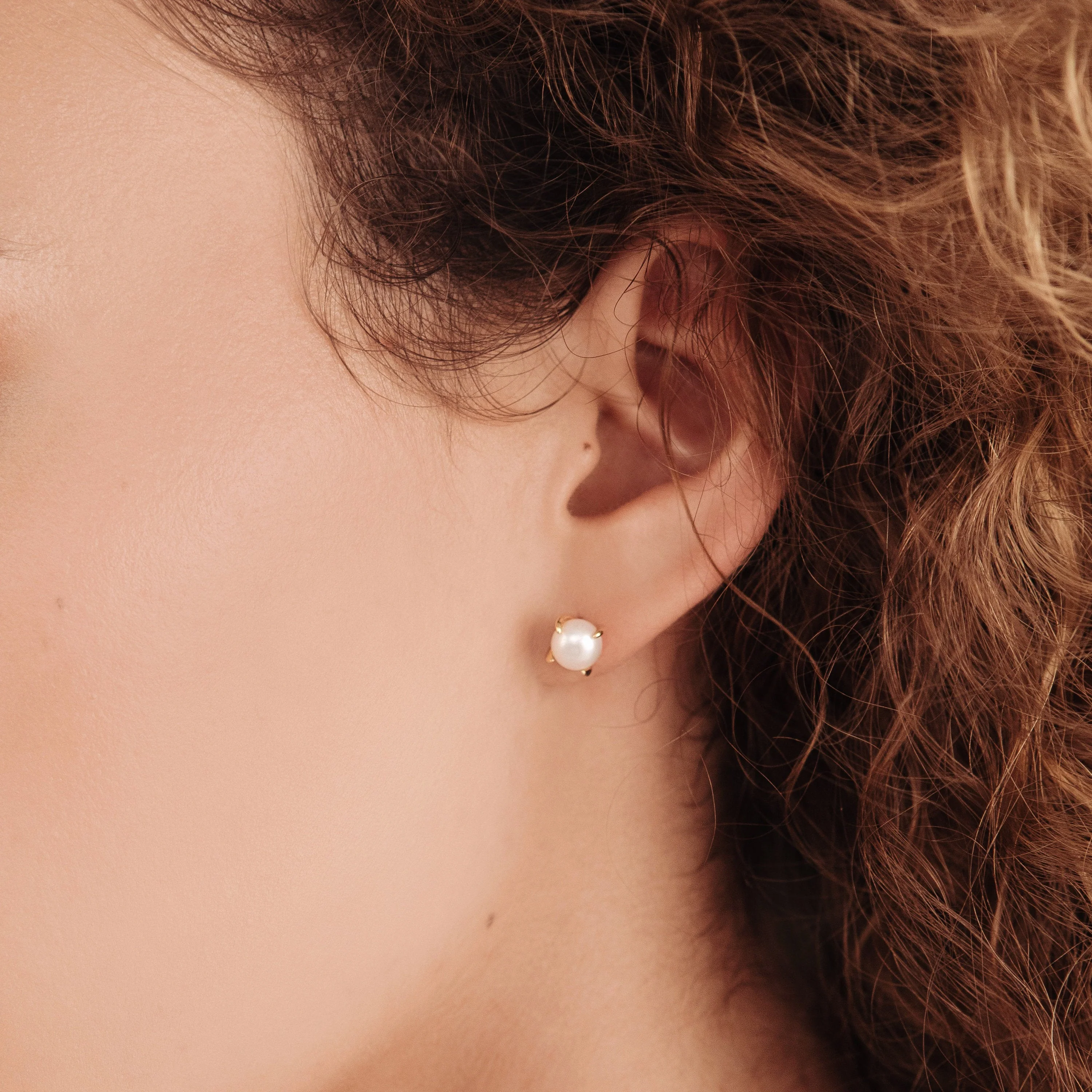 Zoe Pearl Studs - Image 2