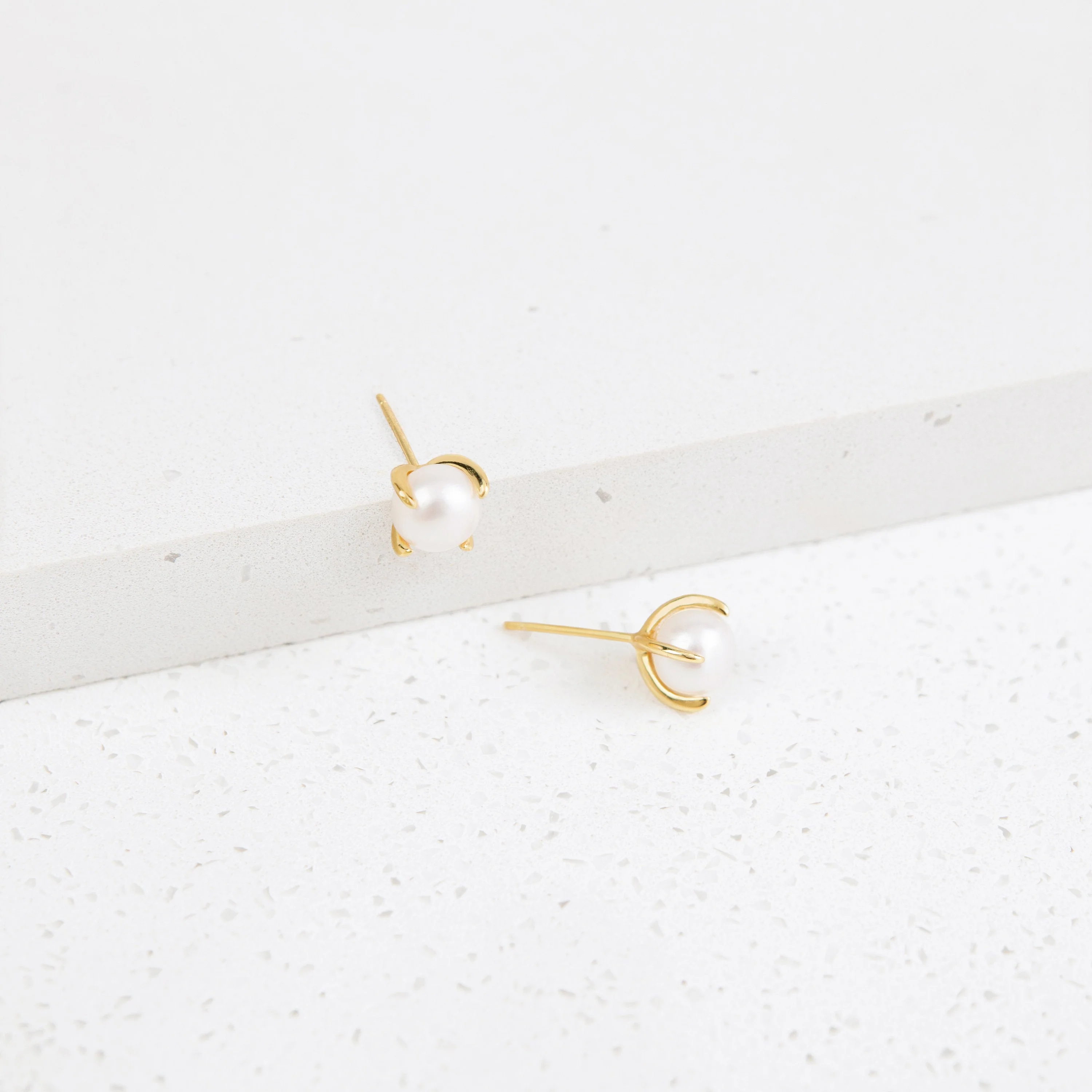 Zoe Pearl Studs - Image 3