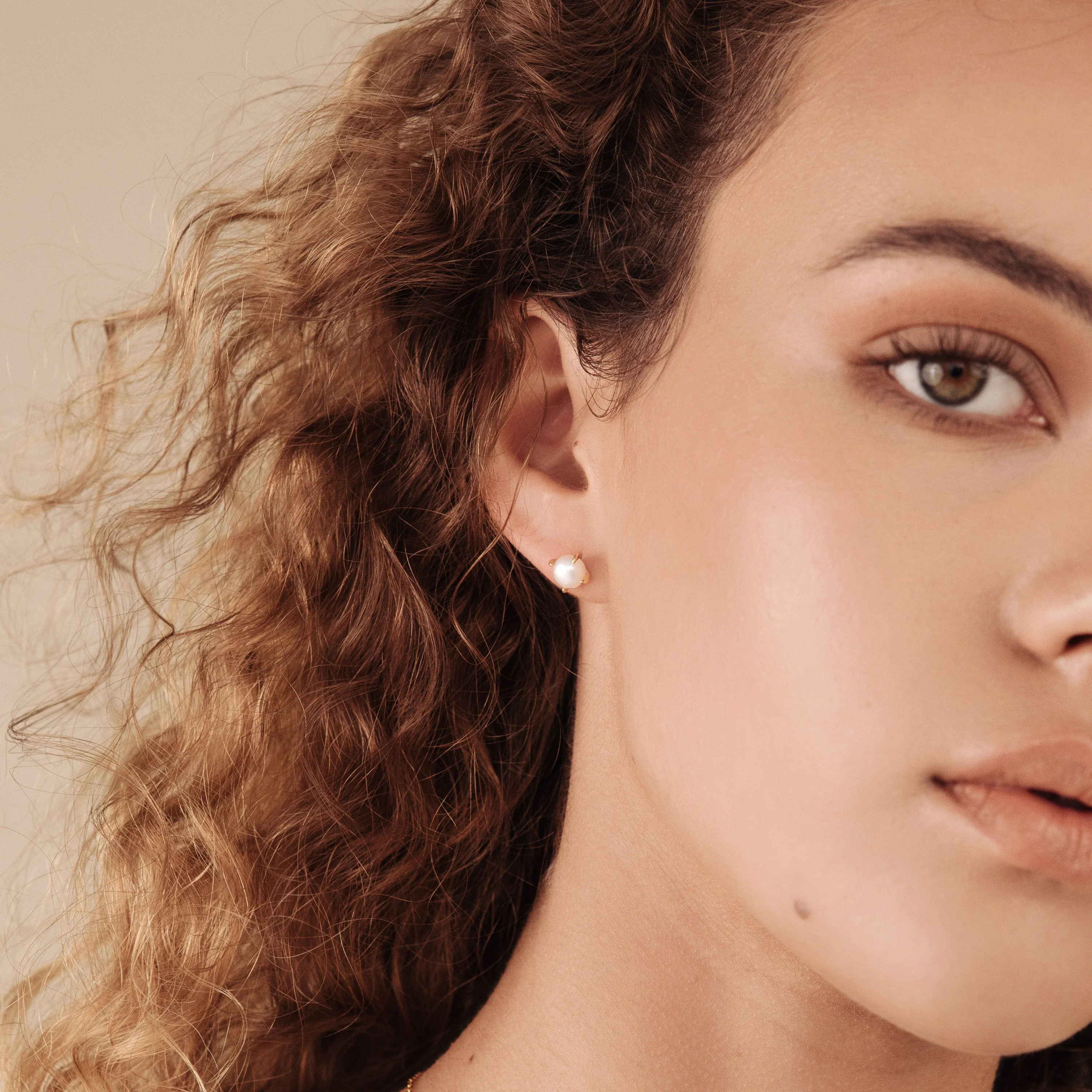 Zoe Pearl Studs - Image 6